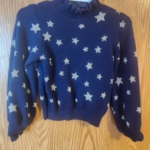 Janie and Jack Midnight Blue Starry Sweater